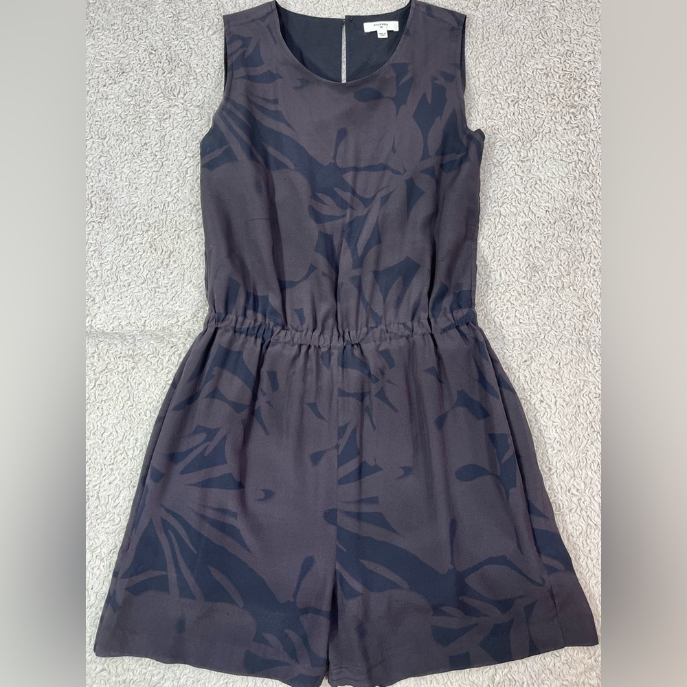 Billy Reid Gray Patterned Jumpsuit